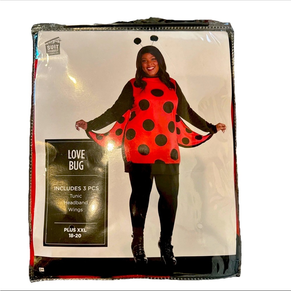 Plus Size Women's Suit Yourself Love Bug Costume Halloween Costume New Plus XXL